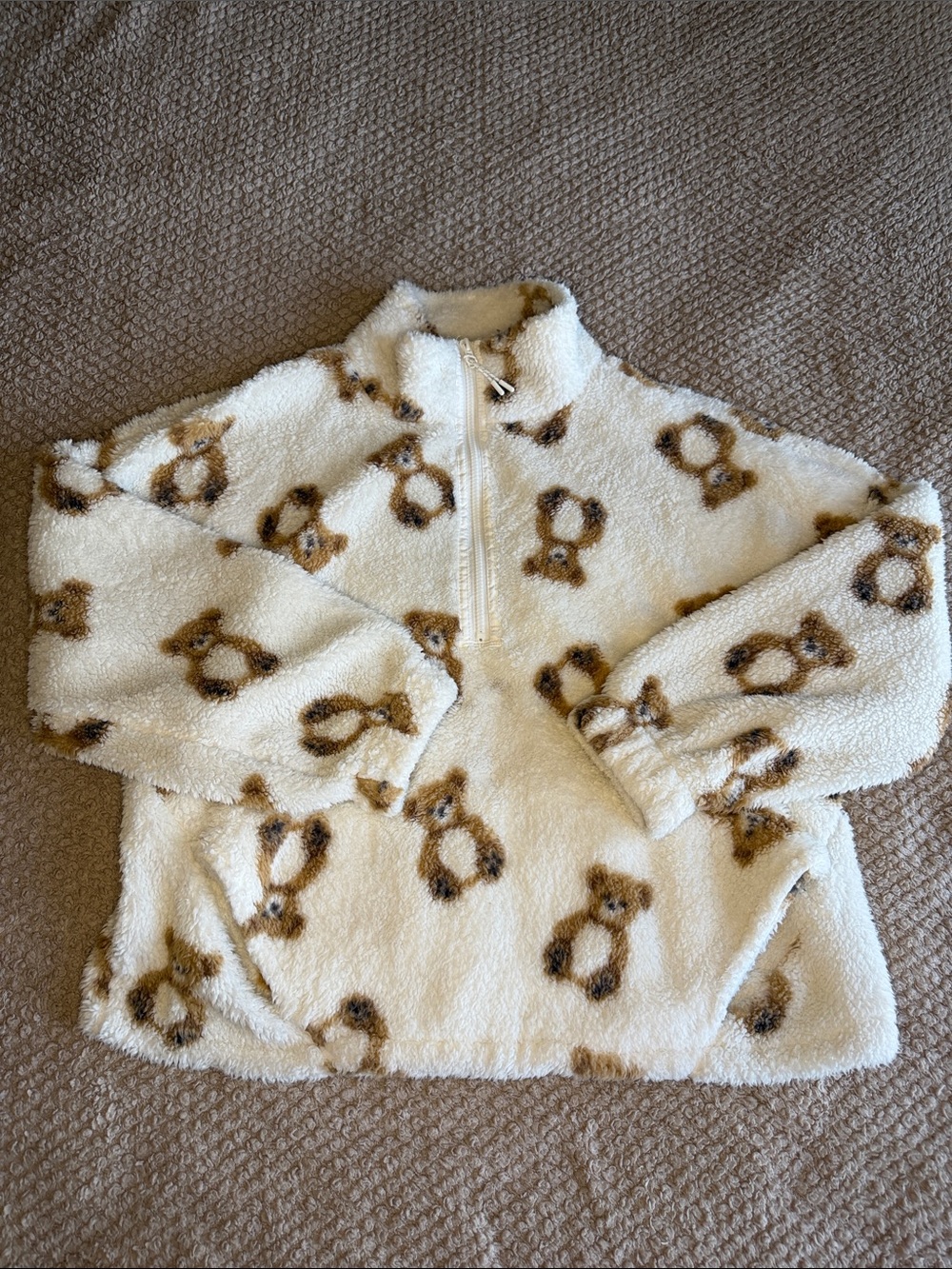 Teddy Fleece Quarter-Zip Pullover
